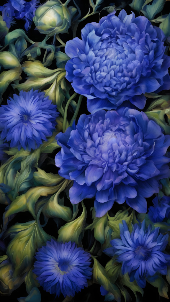 Hình nền mẫu đơn xanh full HD