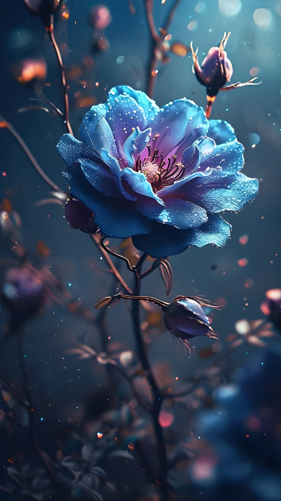 Hình nền hoa mẫu đơn xanh