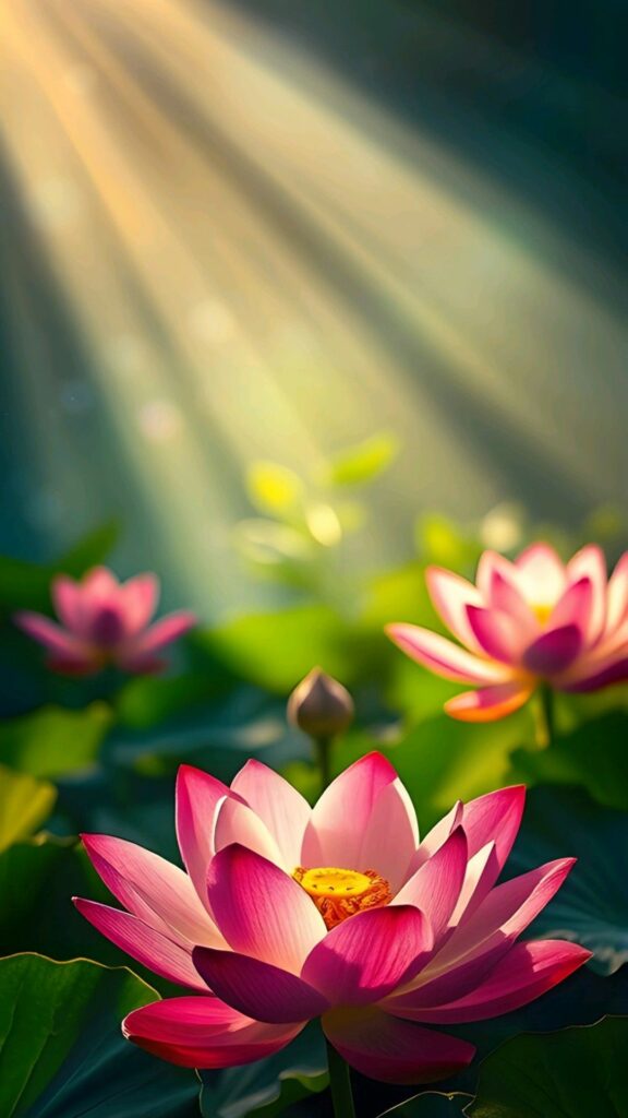 Sen hồng rực rỡ đón nắng