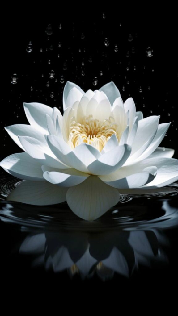 Hoa sen bừng sáng giữa bóng tối