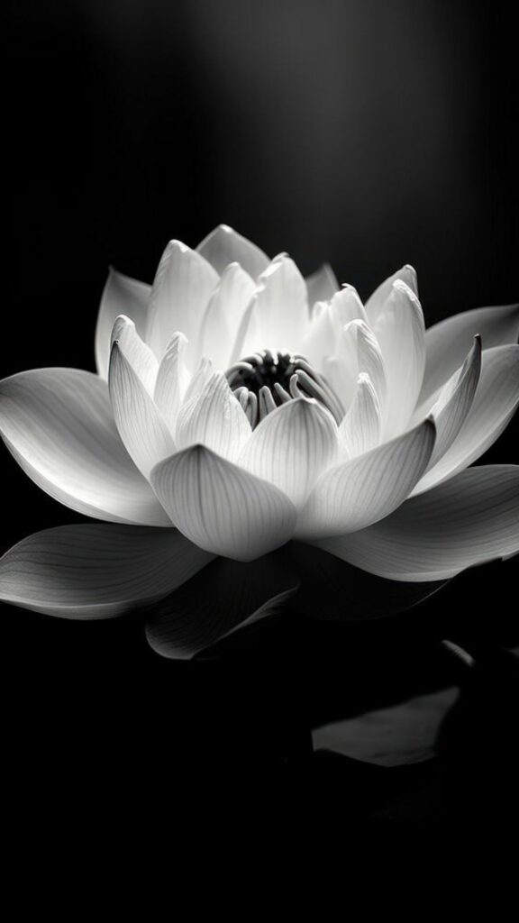 Đóa sen thuần khiết, vẻ đẹp tương phản