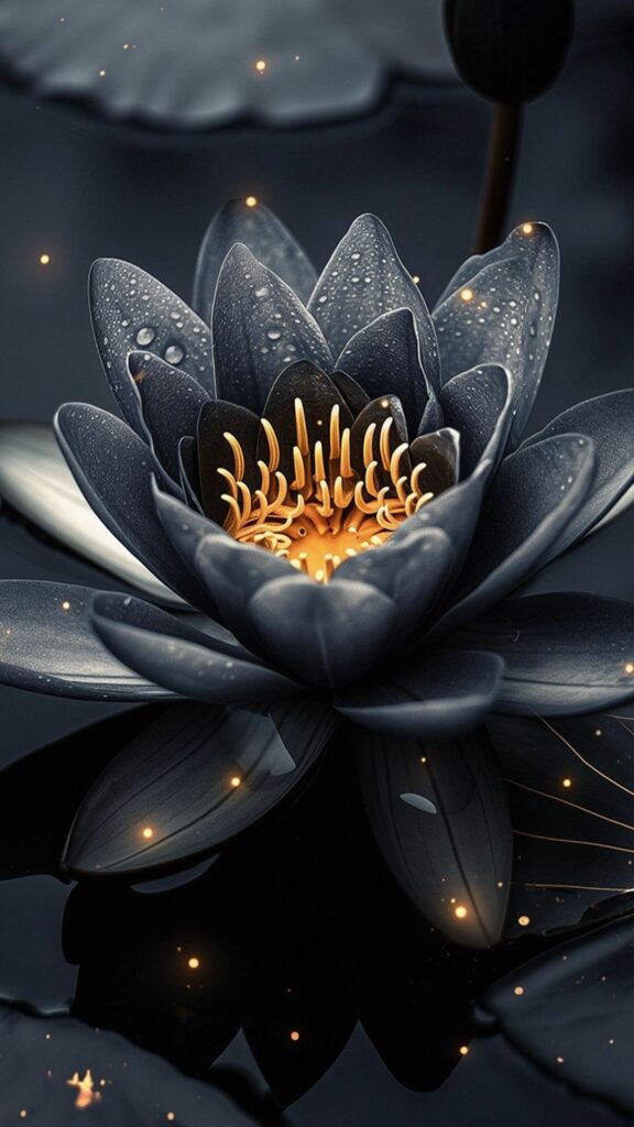 Sen đen rực rỡ ánh vàng kim