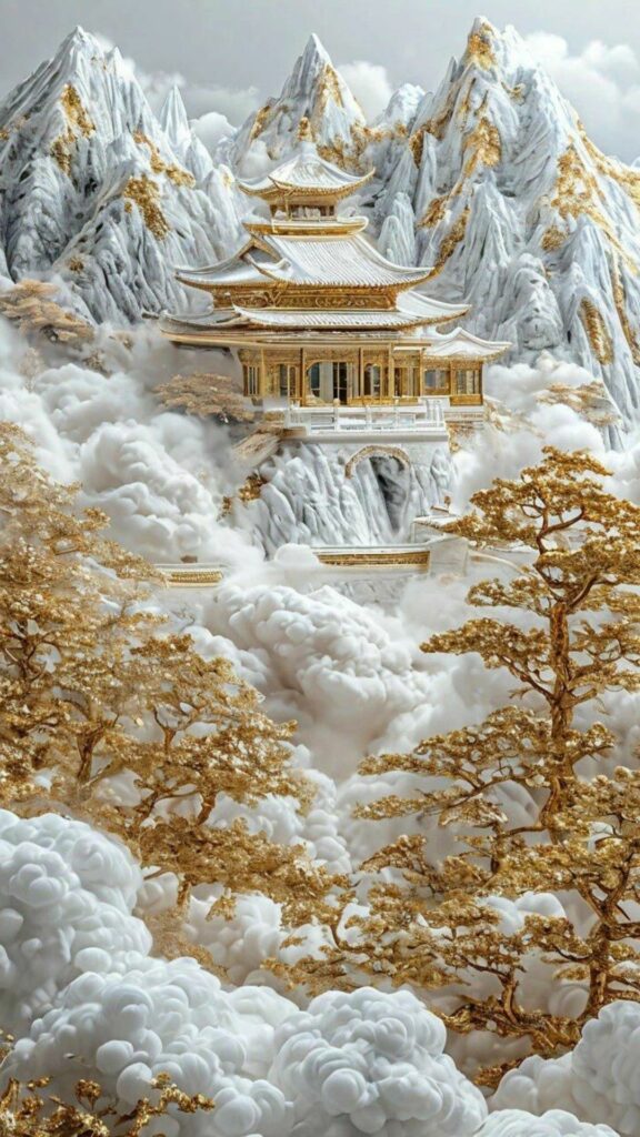 100+ Hình nền mệnh Kim may mắn, thu hút tài lộc cho nam, nữ 12 Tháp cổ ẩn mình trong mây