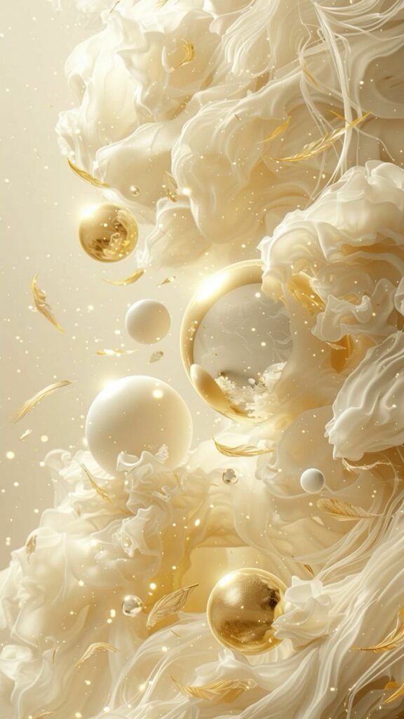 100+ Hình nền mệnh Kim may mắn, thu hút tài lộc cho nam, nữ 14 Vàng trắng tan chảy nhẹ nhàng