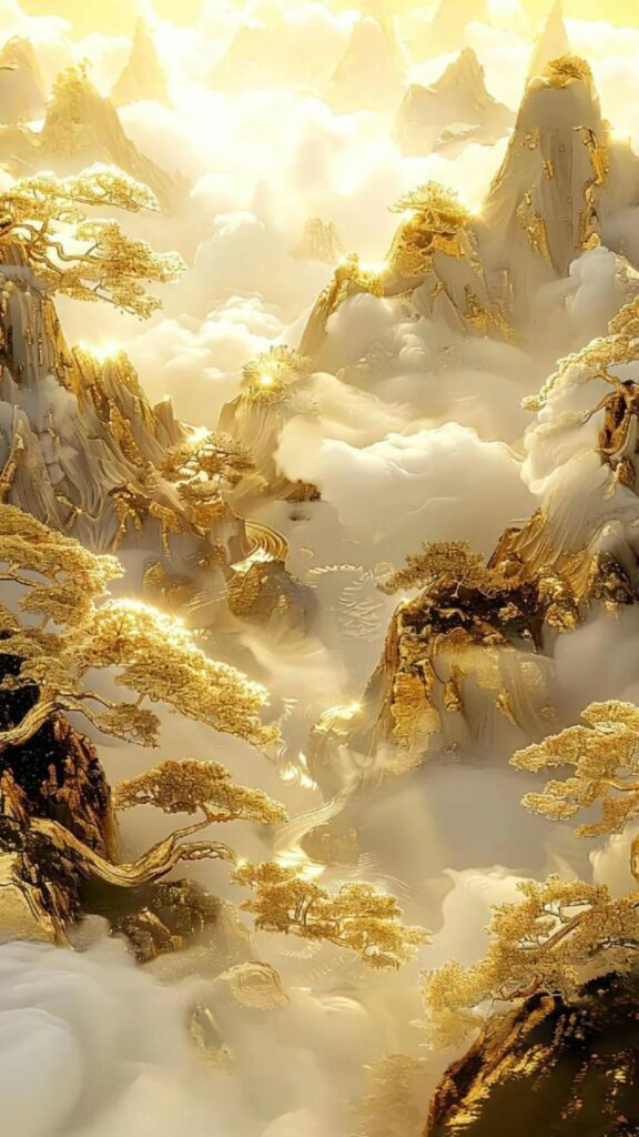 100+ Hình nền mệnh Kim may mắn, thu hút tài lộc cho nam, nữ 16 Vàng ròng sáng chói sung túc