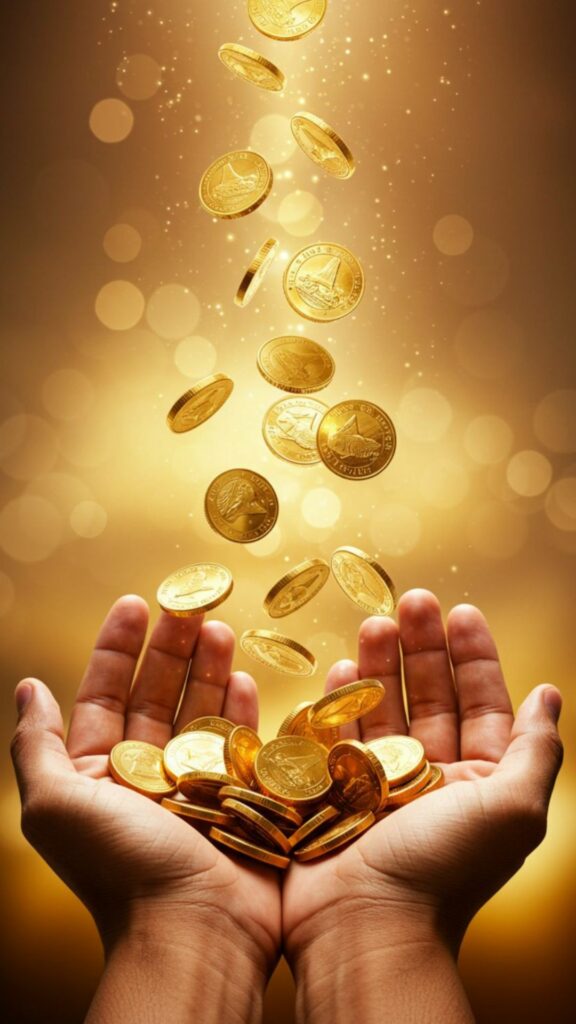 100+ Hình nền mệnh Kim may mắn, thu hút tài lộc cho nam, nữ 40 Tiền vàng rơi vào tay bạn