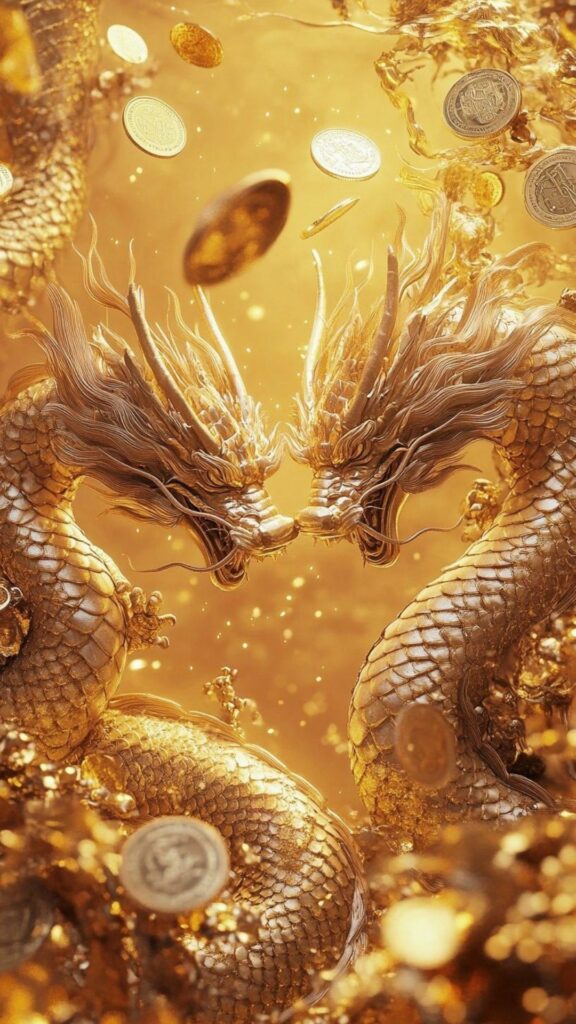 100+ Hình nền mệnh Kim may mắn, thu hút tài lộc cho nam, nữ 46 Rồng Phượng sum vầy tài lộc