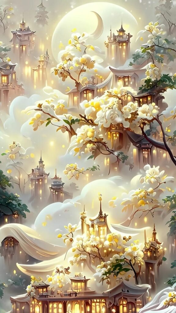 100+ Hình nền mệnh Kim may mắn, thu hút tài lộc cho nam, nữ 7 Lâu đài vàng ngọc vinh hoa