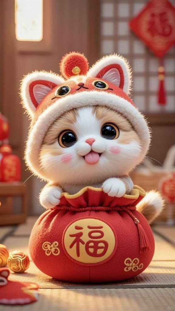 Mèo tài lộc mang đến may mắn