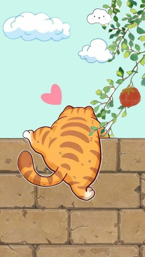 Mèo tặng trái tim tình yêu cho ai