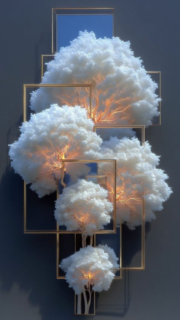 Bông tuyết nghệ thuật độc đáo