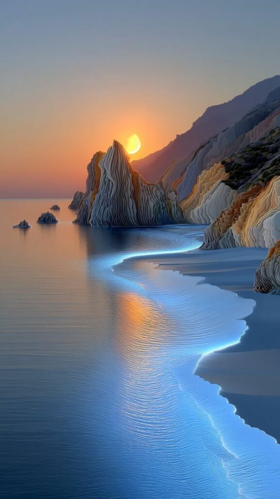 Bãi biển ánh chiều