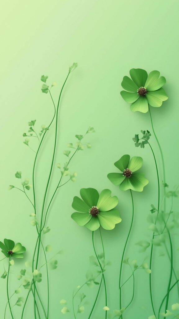 Xanh lá hoa nhỏ
