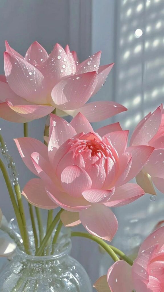 Hoa sen nở rộ cực đẹp 