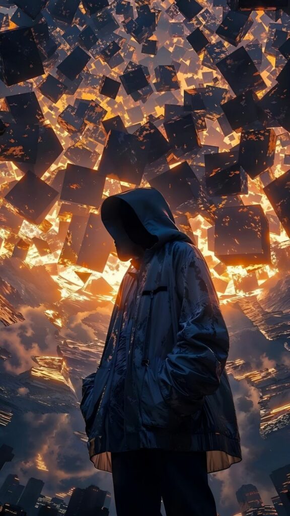 Ảnh người giấu mặt ấn tượng