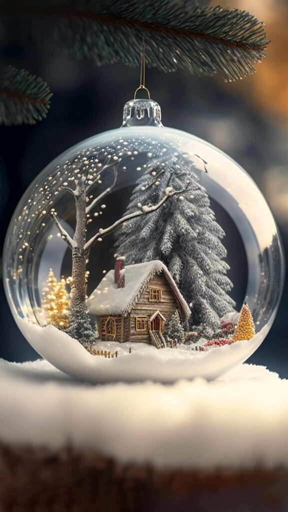 Quả cầu tuyết mang đến không khí Giáng sinh ấm áp