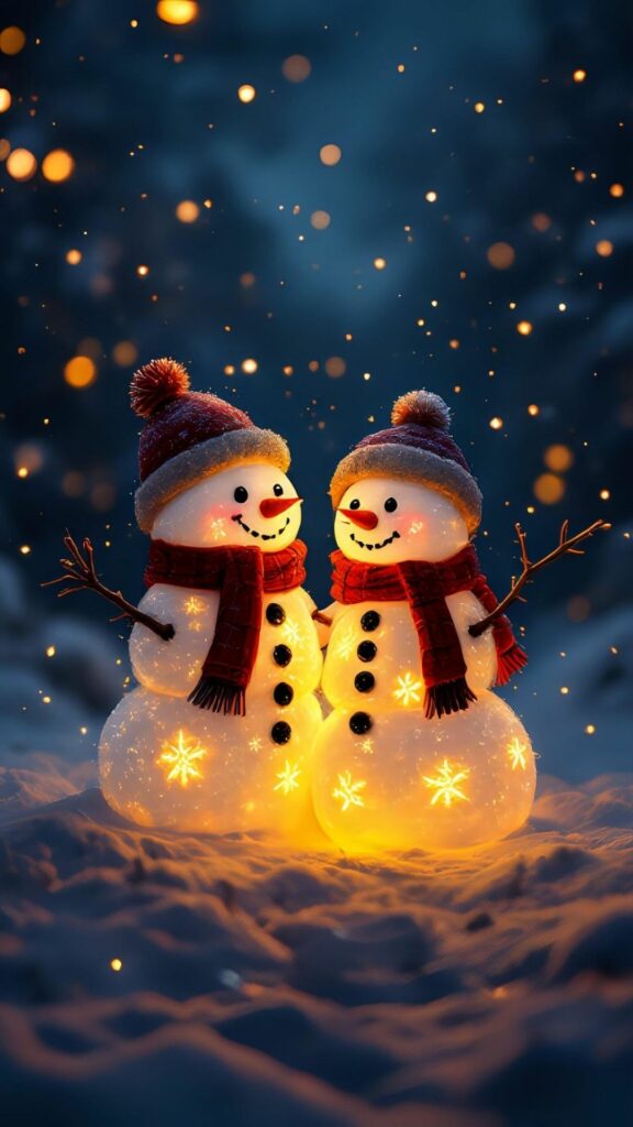 Người tuyết siêu dễ thương