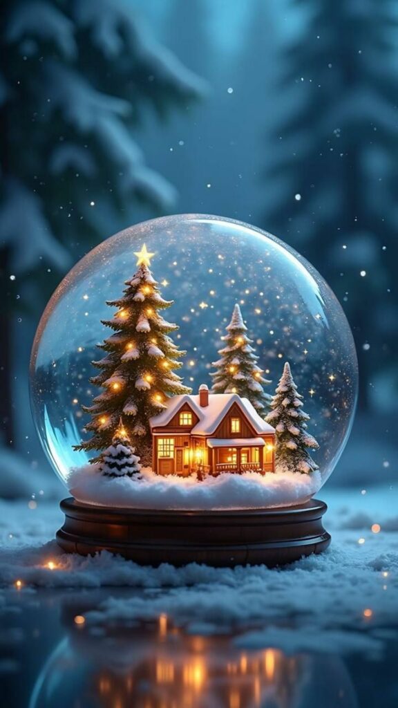 Quả cầu Giáng sinh siêu đẹp