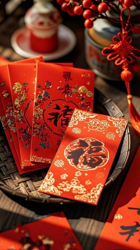 Bao lì xì đỏ mang lại may mắn 