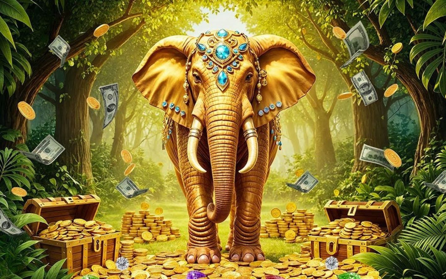 Voi thần mang đến những điềm may mắn 