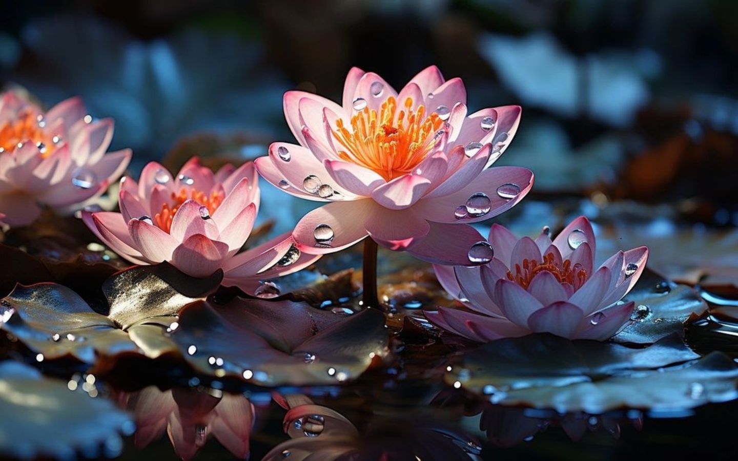 Hoa sen là biểu tượng của sự may mắn và sung túc