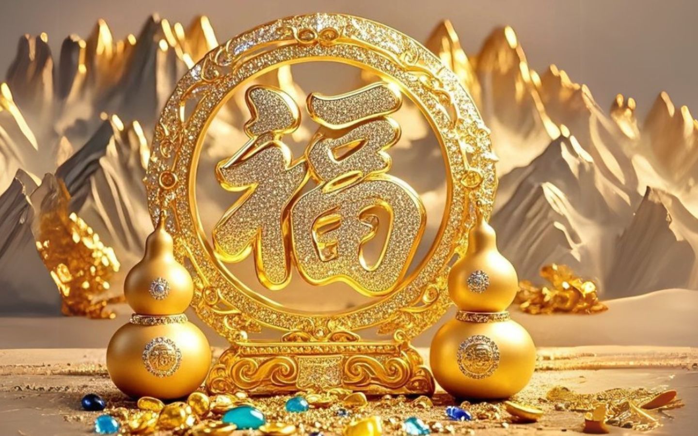 Hồ lô vàng thu hút tiền tài và vật chất