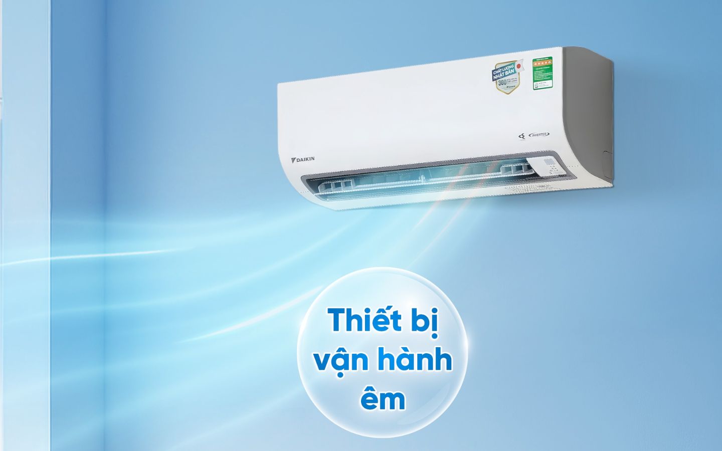 Quiet giúp máy vận hành êm hơn, giảm tối đa tiếng ồn của quạt