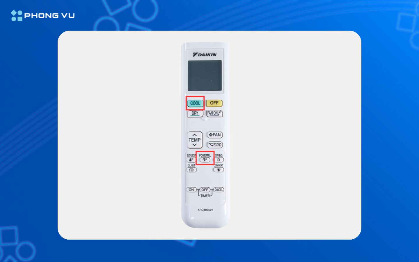 Chọn Cool và nhấn Powerful