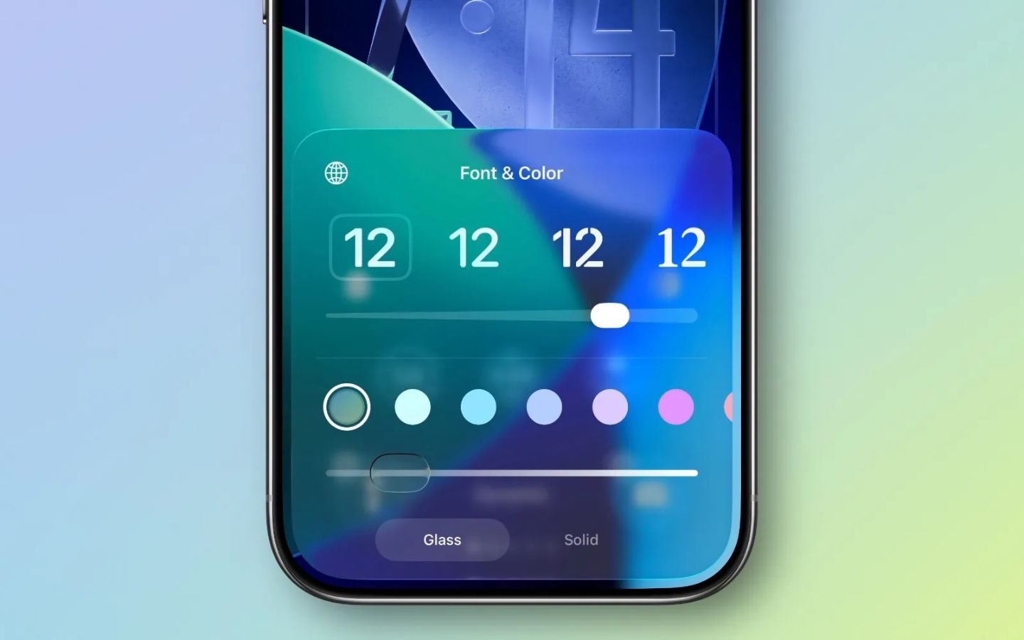 Tất tần tật về iOS 26.2 beta 1: Có gì mới, hỗ trợ iPhone nào? 1 Thanh trượt tùy chỉnh giao diện Liquid Glass trên Màn hình khóa
