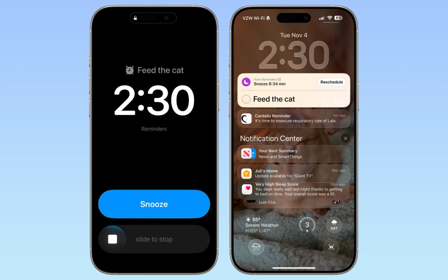 Tất tần tật về iOS 26.2 beta 1: Có gì mới, hỗ trợ iPhone nào? 2 Người dùng có thể cài báo thức trên ứng dụng Reminders