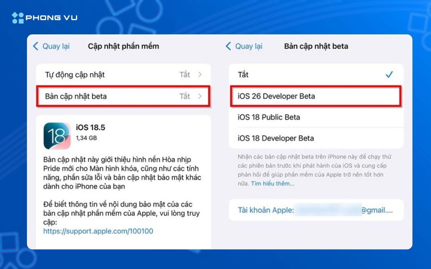 Tất tần tật về iOS 26.2 beta 1: Có gì mới, hỗ trợ iPhone nào? 8 Bản cập nhật Beta → iOS 26.2 Developer Beta 1