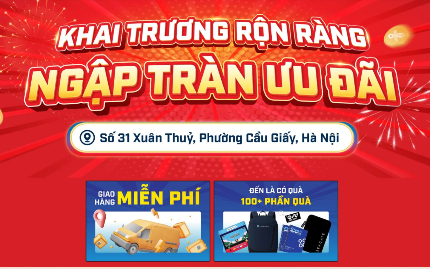 Khai trương Showroom Phong Vũ Xuân Thủy