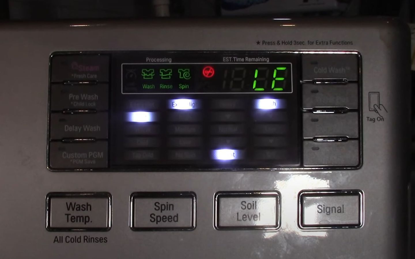 Lỗi IE trên máy giặt LG xảy ra khi máy không nhận đủ nước vào lồng trong thời gian quy định