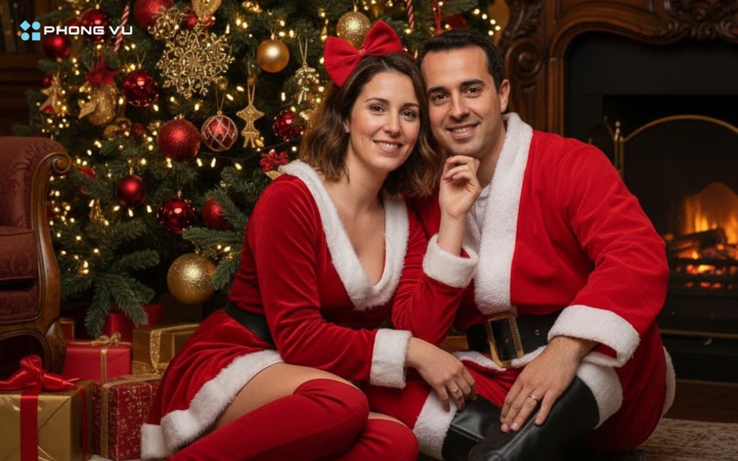 Mẫu prompt tạo ảnh Noel cùng người yêu bằng Gemini AI 5 Kết quả của mẫu 5