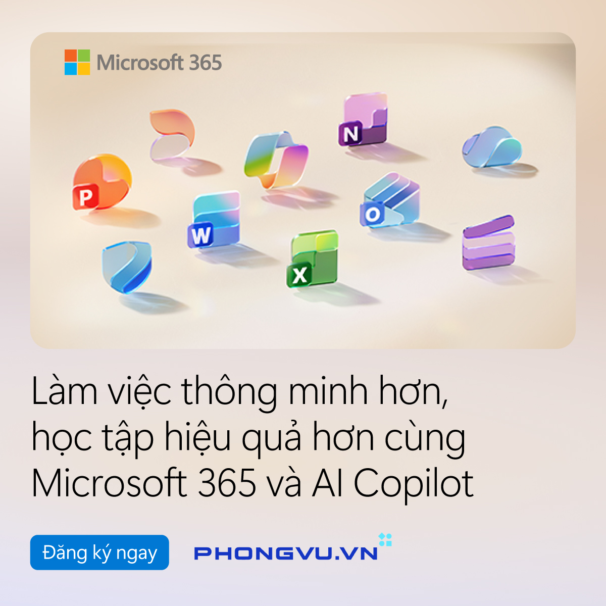 Làm việc thông minh hơn, học tập hiệu quả hơn cùng Microsoft 365 và AI Copilot 1 Microsoft 365 và AI Copilot hỗ trợ hiệu quả cho công việc và học tập
