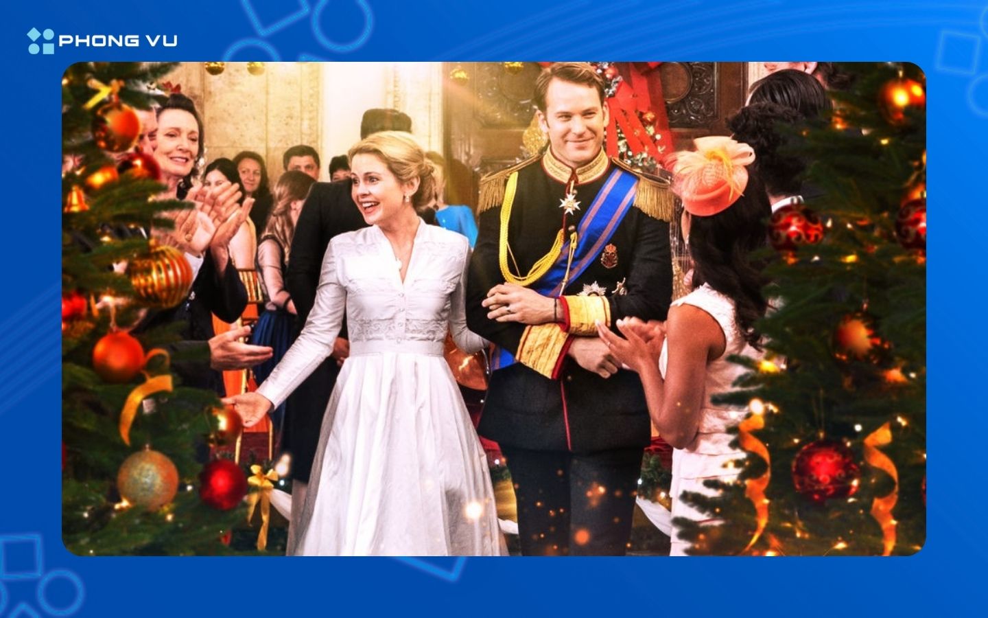 10+ phim Giáng sinh Netflix hài lãng mạn, đáng xem nhất 2025 11 Hòa mình vào không gian lộng lẫy của những bữa tiệc hoàng gia trong A Christmas Prince