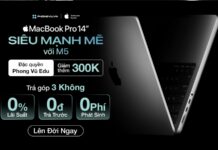 Phong Vũ chính thức mở bán MacBook Pro M5, giá ưu đãi số lượng có hạn Phong Vũ chính thức mở bán MacBook Pro M5, giá ưu đãi số lượng có hạn