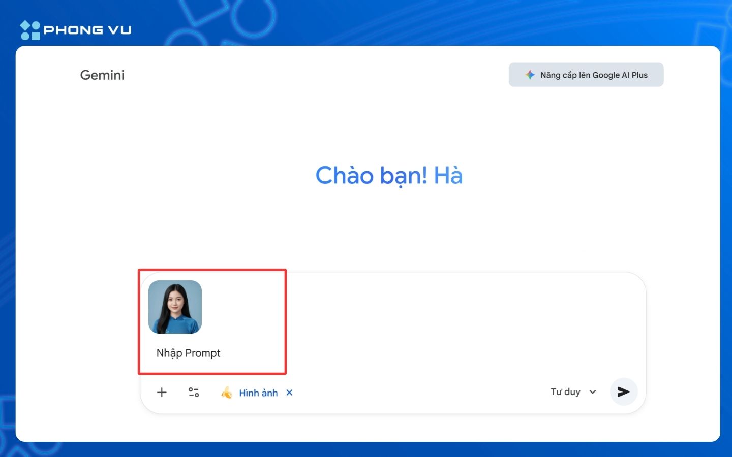 Sao chép và dán câu lệnh vào ô soạn thảo
