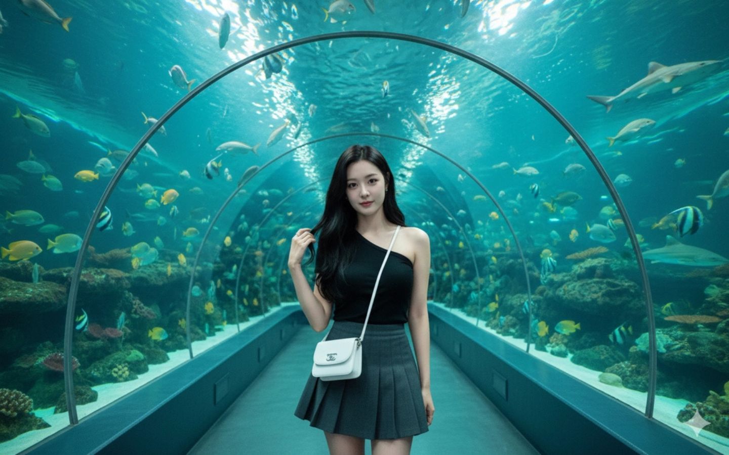 Prompt tạo ảnh tham quan thủy cung với Gemini AI 1 Hình ảnh tạo bằng Gemini AI mang đến cảm giác chân thực, sống động
