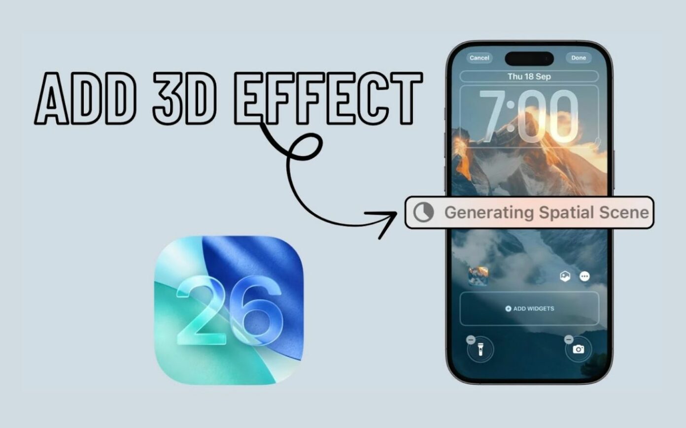 Ios 3d Cách Tạo Màn Hình Khóa Chuyển động 3D Trên IOS 26 Bằng Spatial Scenes