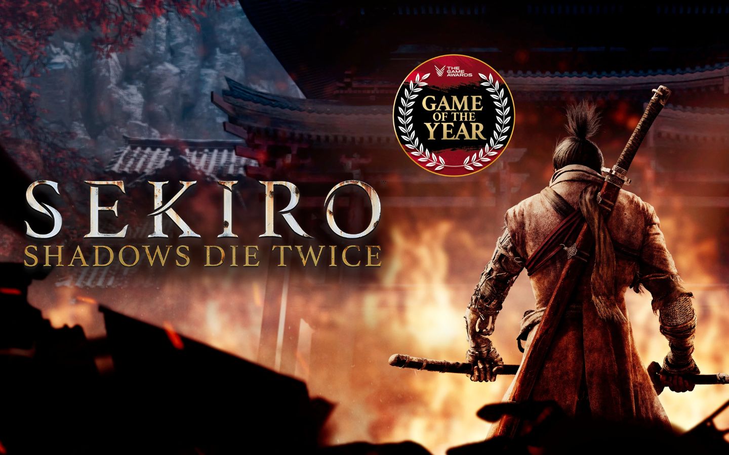 Sekiro Shadows Die Twice GOTY Edition đưa người chơi vào Nhật Bản thời Sengoku, hóa thân thành ninja “Wolf” với cánh tay giả đa năng