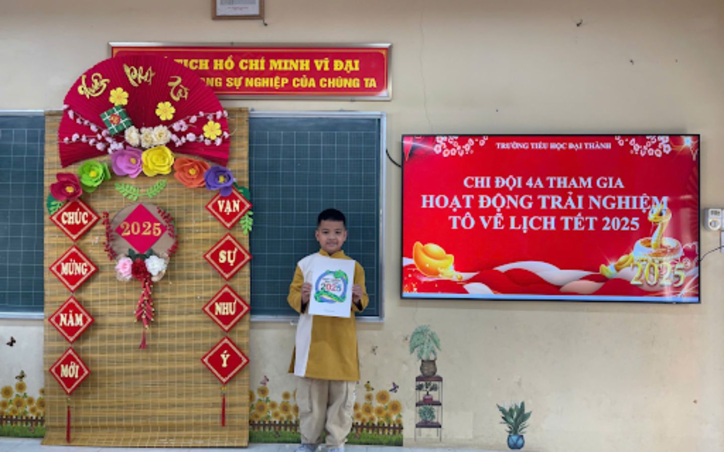 Sử dụng mành tre để trang trí 