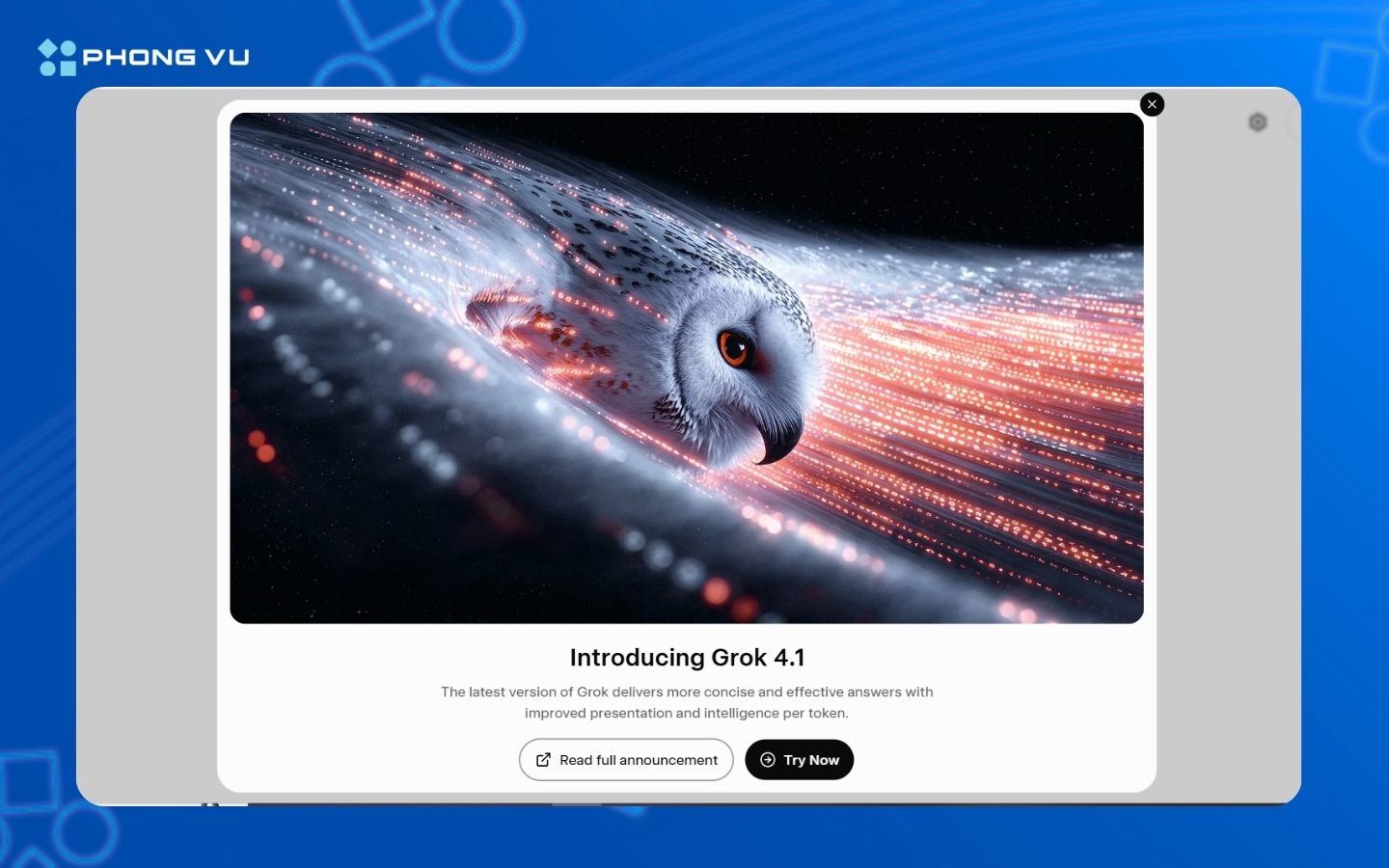 xAI ra mắt Grok 4.1 và 4.1 Thinking miễn phí, tăng mạnh hiệu suất AI 1 Giao diện Introducing Grok 4.1