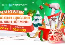 HALIO WEEK tại Phong Vũ: Ưu đãi làm đẹp mùa Giáng Sinh HALIO WEEK tại Phong Vũ: Ưu đãi làm đẹp mùa Giáng Sinh