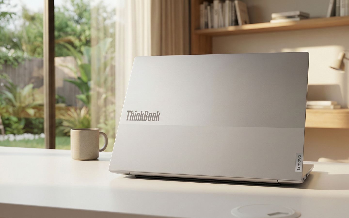 Đánh giá Lenovo ThinkBook 14 G8 IAL - 21SJ0070VN: Laptop doanh nhân mạnh mẽ đáng mua 3 Vỏ nhôm anodized sandblast phía trên và đáy PC-ABS texture mang lại cảm giác cao cấp