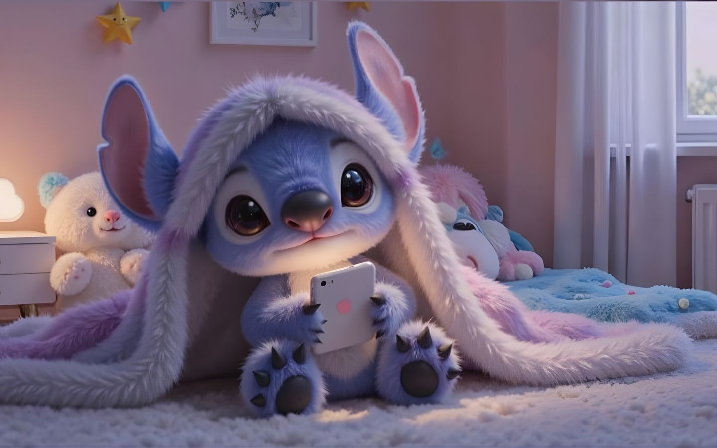 Hình nền nhân vật Stich dễ thương dành cho ai yêu thích