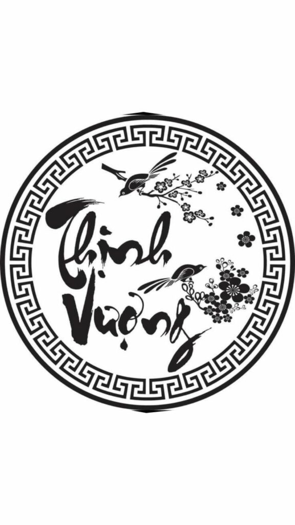 Kiểu chữ thư pháp có thêm họa tiết cổ xưa