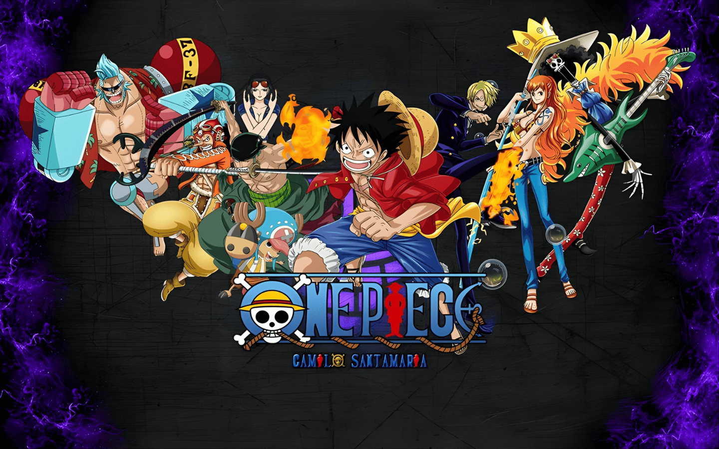 Hình nền máy tính One Piece huyền bí 