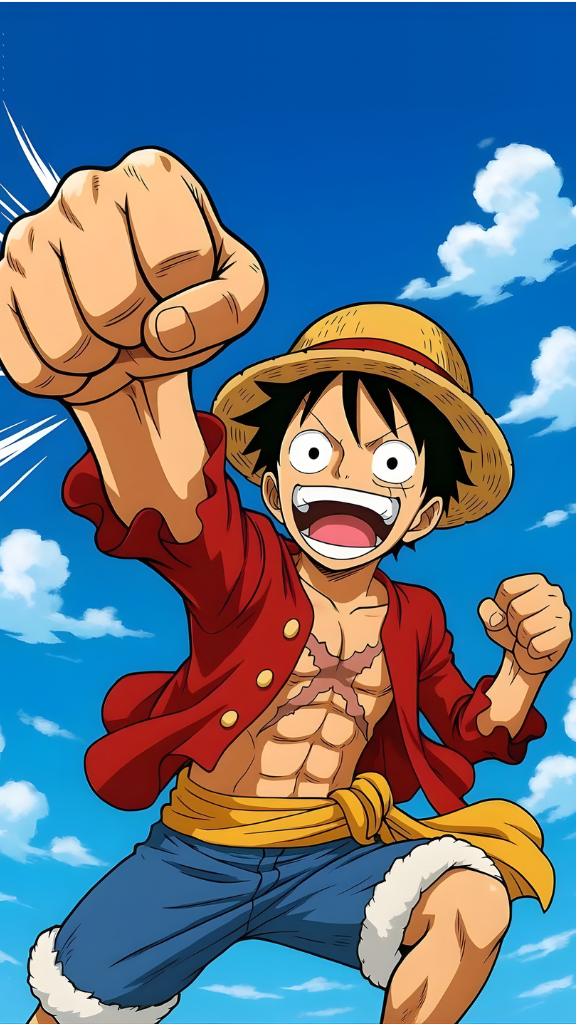 Hình nền Luffy quyết tâm