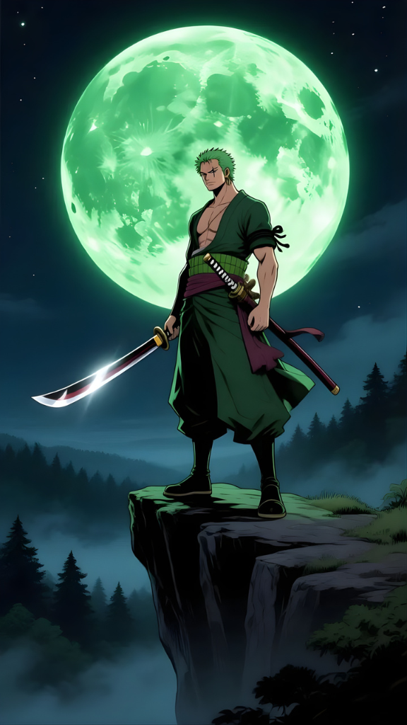 Hình nền điện thoại Zoro huyền bí